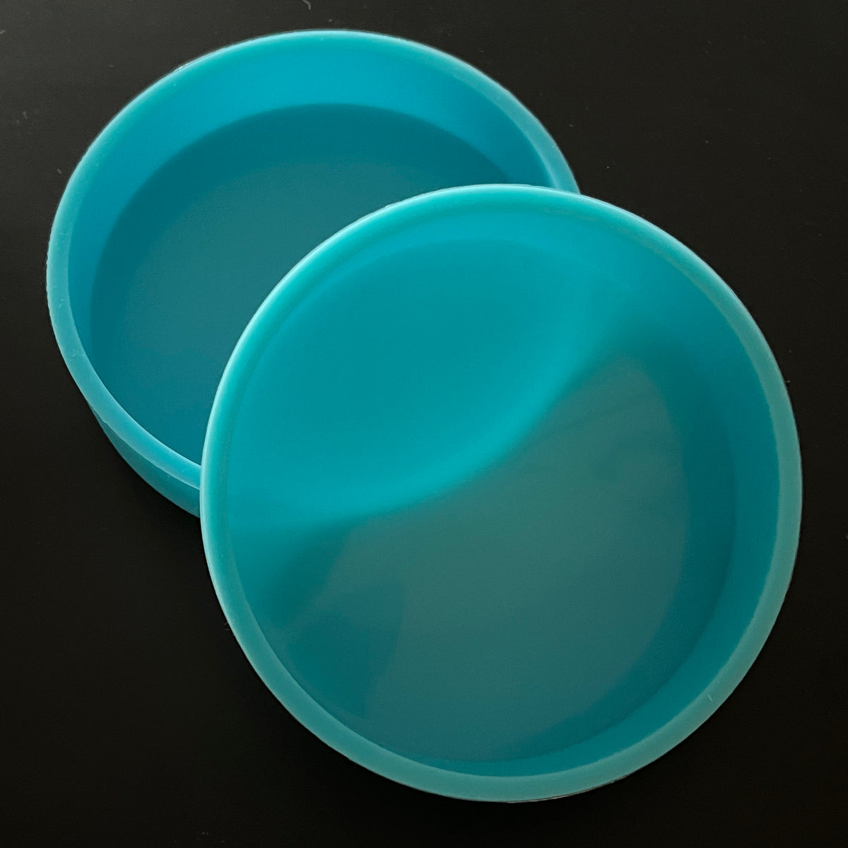 Fluid Artist Round Petri Dish Silicone Mold Round Coaster Making