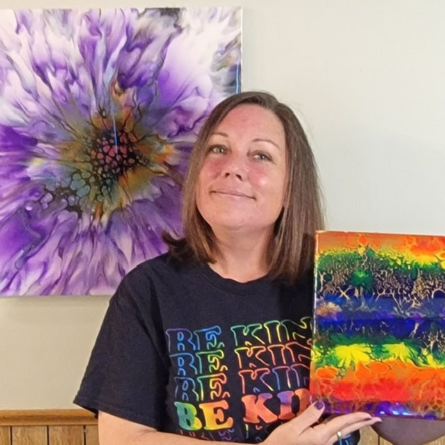 Interview with Andrea Pickard: Fluid Art and Positivity Master ...