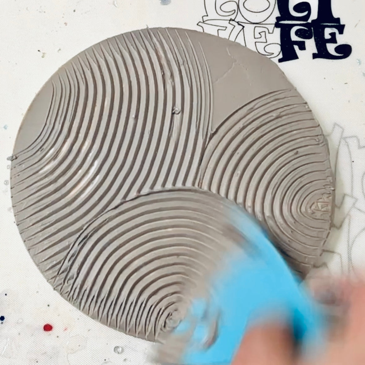 Compound Texture Using Drywall Compound for Textured Art – LOLIVEFE, LLC