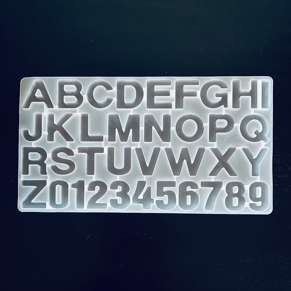 Alphabet Silicone Mold