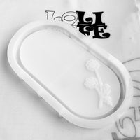 Oval Flower Silicone Mold