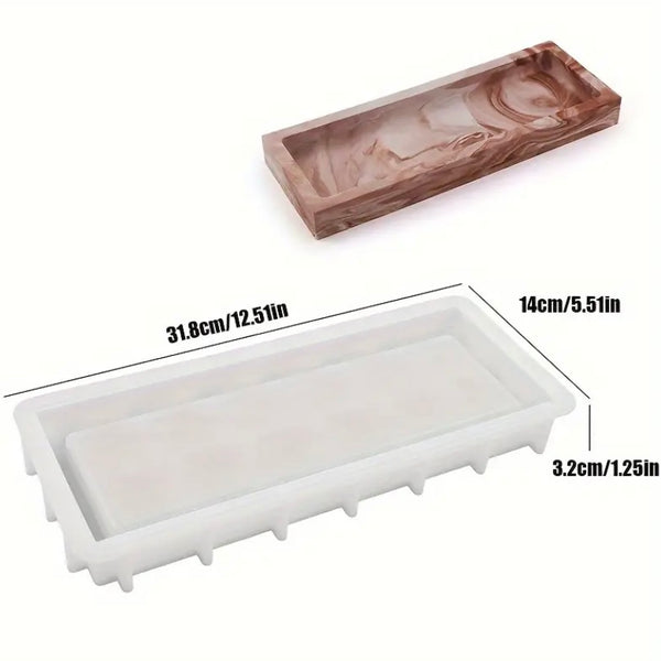 Rectangle Rim Deep Silicone Mold