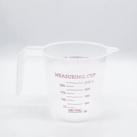 1 Cup Measuring Cup (Plastic, Tapered) — 10 PACK — 1 cup | 8 fl oz. | 250  mL | 16 Tablespoon — w/Graduated Markings: Easy scooping of liquid and dry