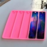 Silicone Bookmark Mold with 10 Tassels