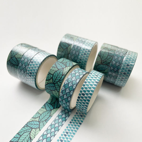Washi Tape - Teal Collection